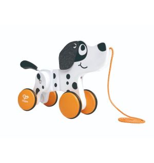 Hape - Puppy Pull Along Dalmatian Wooden Toy