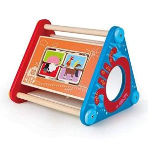 Hape - Take Along 5 Sided Wooden Sensory Activity Box