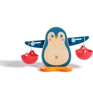 Hape - Wooden Penguin Balance Math And Counting Scale