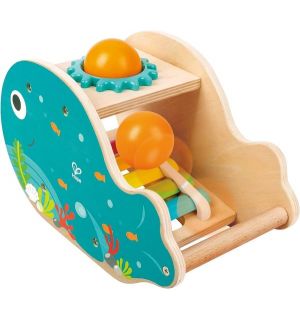 Hape - Musical Whale Tap Bench