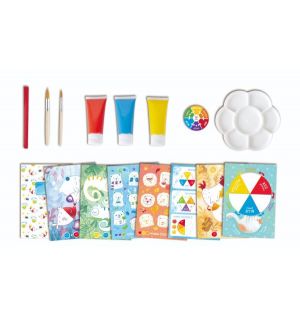 Hape - Colour Mix Painting Activity Art Set - 24pcs