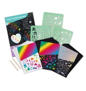 Hape - Oodles of Doodles Scratching Arts And Craft Set - 26pcs