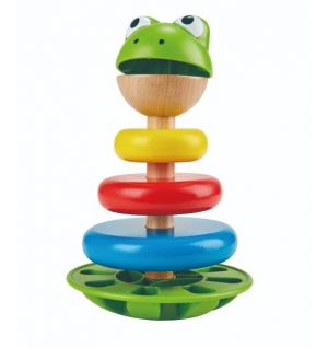 Hape - Mr. Frog Sensory Stacking Rings