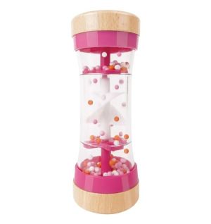 Hape - Beaded Raindrops Rainmaker - Pink