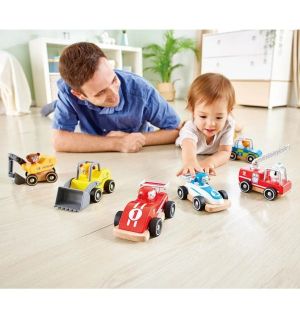 Hape - Wild Riders Racing Car - Blue