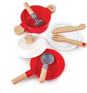 Hape - Little Chef Cook And Serve Set - 8pc