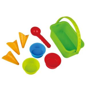 Hape - Ice Cream Shop Beach And Sand Toy Set - 8pcs