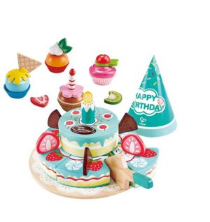 Hape - Interactive Happy Birthday Cake And Cupcakes