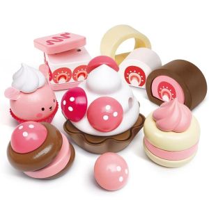 Hape - Strawberry Dessert Set