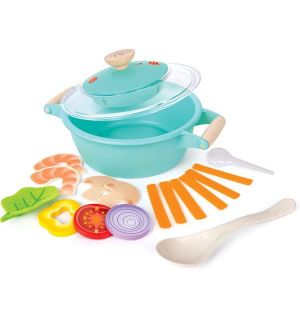 Hape - Little Chef Cooking And Steam Playset
