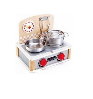 Hape - 2 In 1 Kitchen And Grill Set