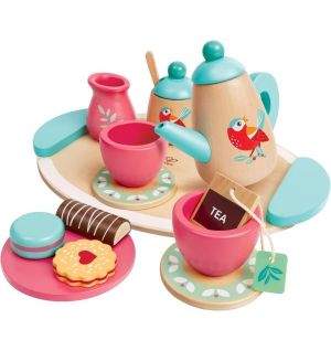 Hape - Tea Time Wooden Play Set