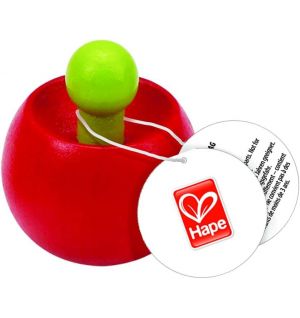 Hape - Wooden Top Spinner - Red