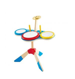 Hape - Drum And Cymbal Set