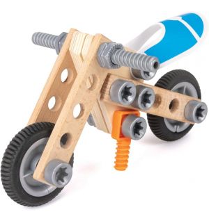 Hape - Build N Drive Wooden Motorbike Set