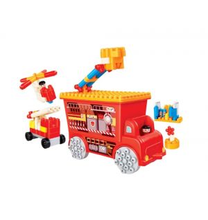 Hape - Poly M Fire Rescue Truck