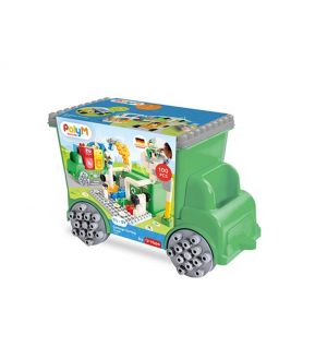 Hape - Poly M Garbage Sorting Truck