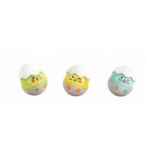 Hape - Happy Hatchlings Wobble Egg Musical Rattles