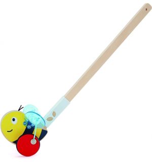 Hape - Bumblebee Push Wooden Push And Pull Toy