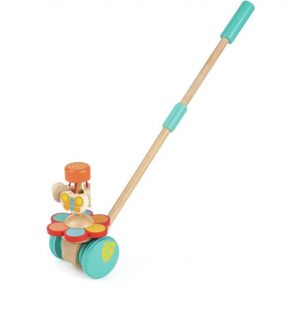 Hape - Dancing Butterflies Push And Pull Walking Toy
