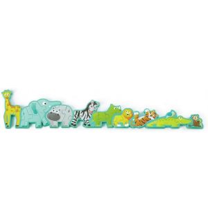 Hape - Alphabet And Animal Parade Puzzle