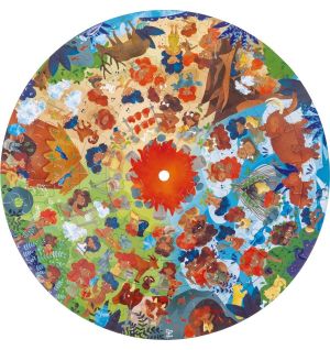 Hape - Stone Age Floor Puzzle