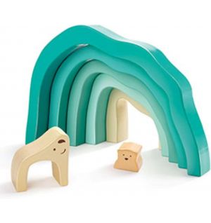 Hape - Arctic Polar Bear Stacking Blocks