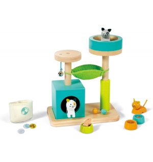 Hape - Kitty Haven Playset