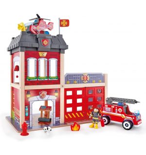 Hape - Fire Station Playset
