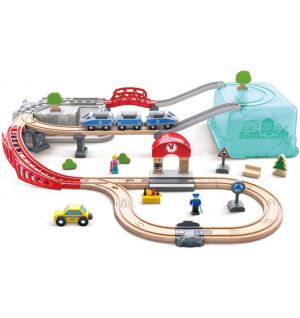 Hape - City Train Bucket Railway Set