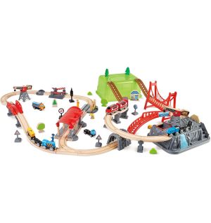 Hape - Railway Bucket Builder Set