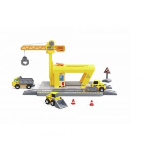 Hape - Railway Construction Play Set