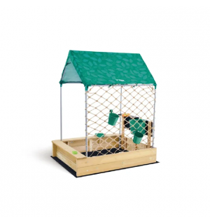 Hape - All-In-One Nature Fun Sandbox Cabana Kit - Multicolor - 10 Pcs