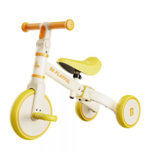 B.Duck - 3-in-1 Toddler Bike - White - 1.5-3 Years