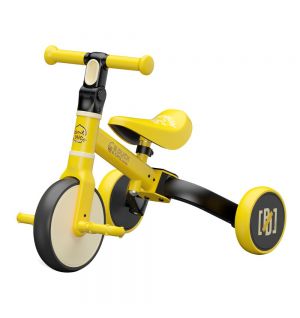 B.Duck - 3-in-1 Toddler Bike - Yellow- 1.5-3 Years