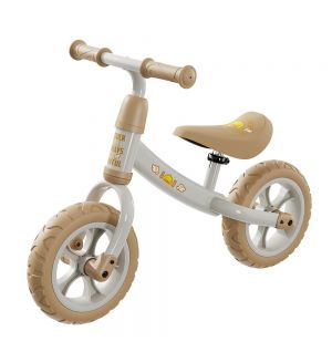 B.Duck - Kids Balance Bike with height-adjustable saddle, Anti-slip Handle & Wheels - White