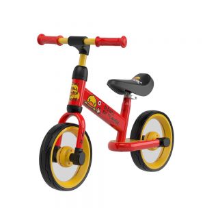 B.Duck - Kids Balance Bike with height-adjustable saddle, Anti-slip Handle & Wheels - Red