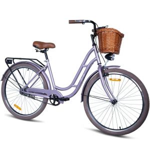 Mogoo - Florida 26 Inch Cruiser Bike - Purple
