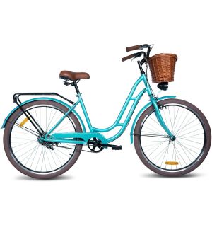 Mogoo - Florida 24 Inch Cruiser Bike - Mint Green
