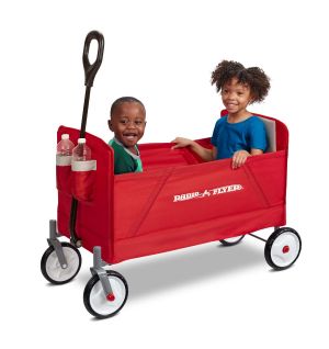 Radio Flyer - 3-in-1 EZ Fold Wagon - Red