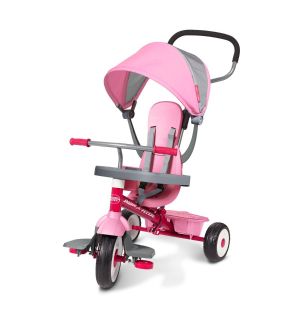 Radio Flyer - 4 - in -1 Stroll N Trike Tricycle - Pink