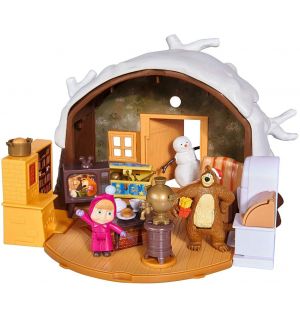 Simba - Masha And The Bear Masha Playset Winter Bears House