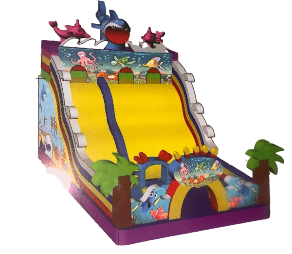 KHL1235.png Gambol - Inflatable Giant Slide Sea fashion World - Image 1