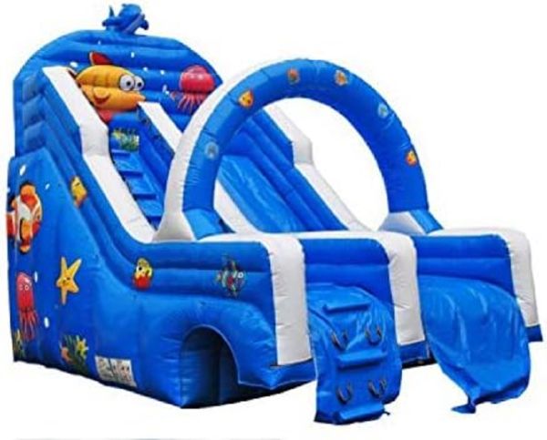 KHL1240.jpg Gambol - Inflatable Sea World Bouncy Castle Slide With Pool - Image 1