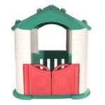 Gambol Cozy Cottage Playhouse with Openable Doors - Green