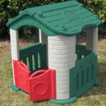 Gambol Cozy Cottage Playhouse with Openable Doors - Green - Image 2