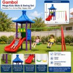 gambol-mega-kids-slide-and-swing-set-kidshappyland